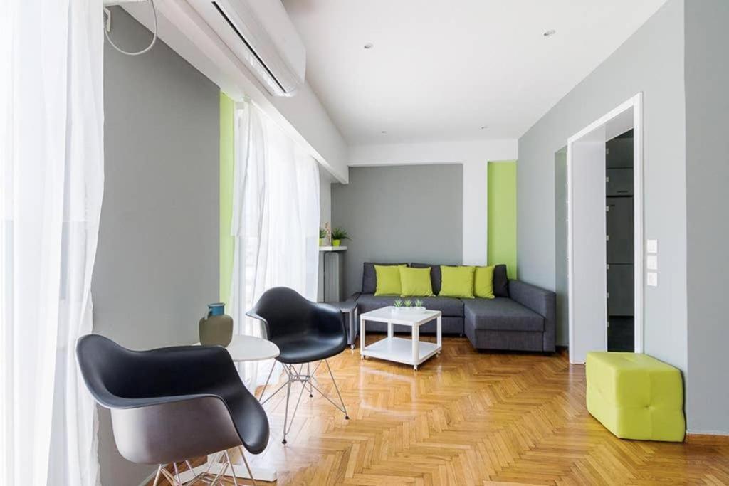 Sunlit 2Br Oasis In Metaxourghio 3Min From Metro Atenas Exterior foto