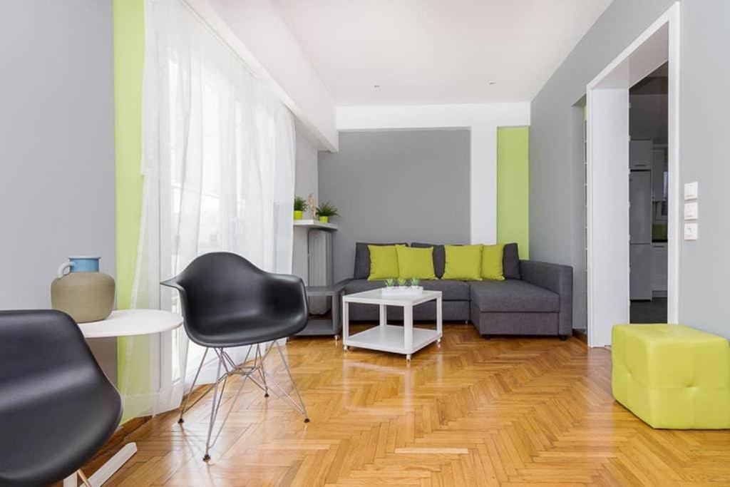 Sunlit 2Br Oasis In Metaxourghio 3Min From Metro Atenas Exterior foto